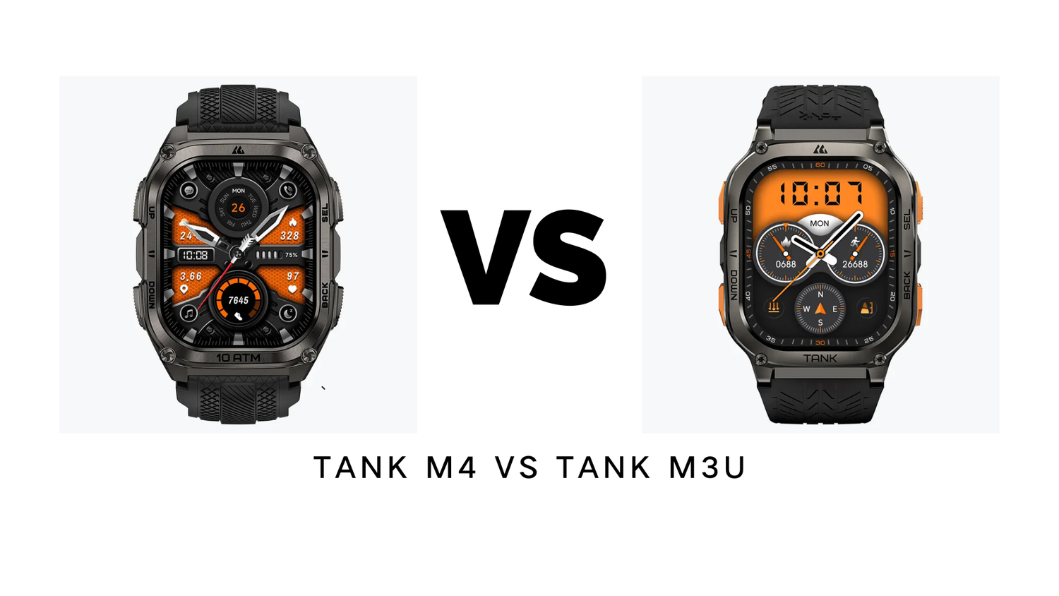 KOSPET TANK M3U vs TANK M4: Which Outdoor Smartwatch Is Right for You?
