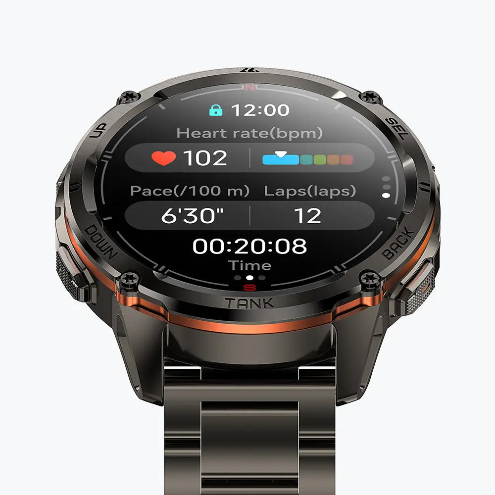 kospet-tank-t3-ultra-2-smartwatch-black-with-steel-straps#color_black^package_Silicone + Steel Premium