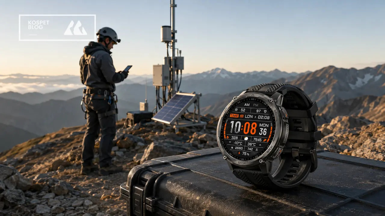 Military-Grade Rugged Smartwatch for Android: Built for Work and Adventure