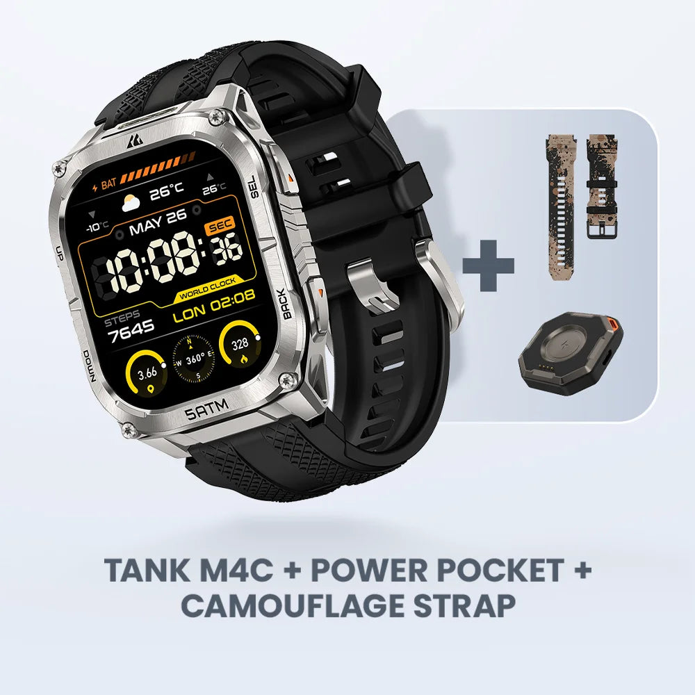KOSPET tank m4c silver bundle#color_silver^package_Outdoor Pack