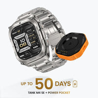 KOSPET tank m4 se smartwatch #color_silver^package_Special Edition Power Pack