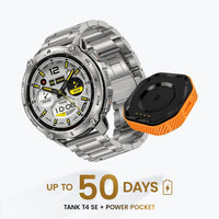 KOSPET tank t4 se smartwatch #color_silver^package_Special Edition Power Pack