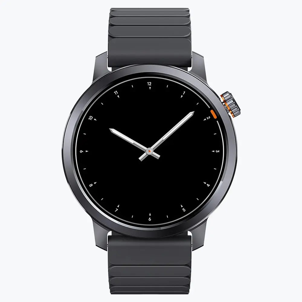 Kospet Magic Orb Smartwatch Black With Black Silicone Strap #color_black