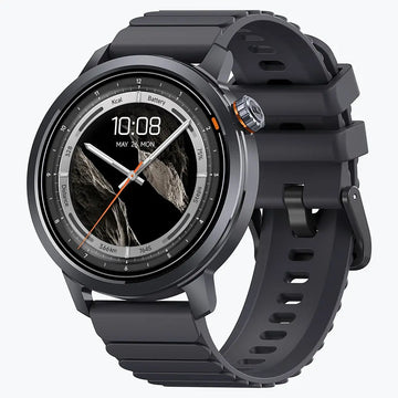Kospet Magic Orb Smartwatch Black With Black Silicone Strap #color_black