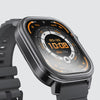 Kospet Magic Pluse Smartwatch Black With Black Silicone Strap #color_black