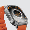 Kospet Magic Pluse Smartwatch Silver With Orange Silicone Strap #color_silver